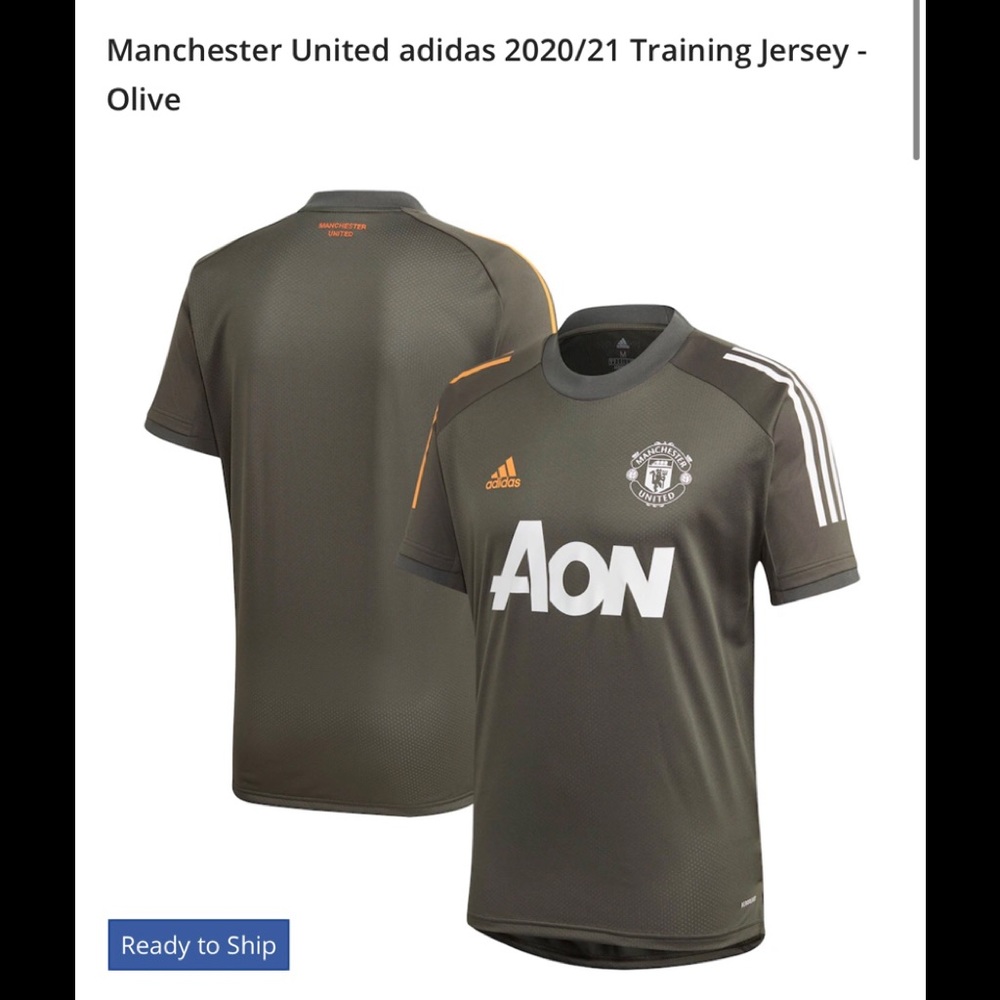 BNWT Adidas Manchester United Soccer Jersey